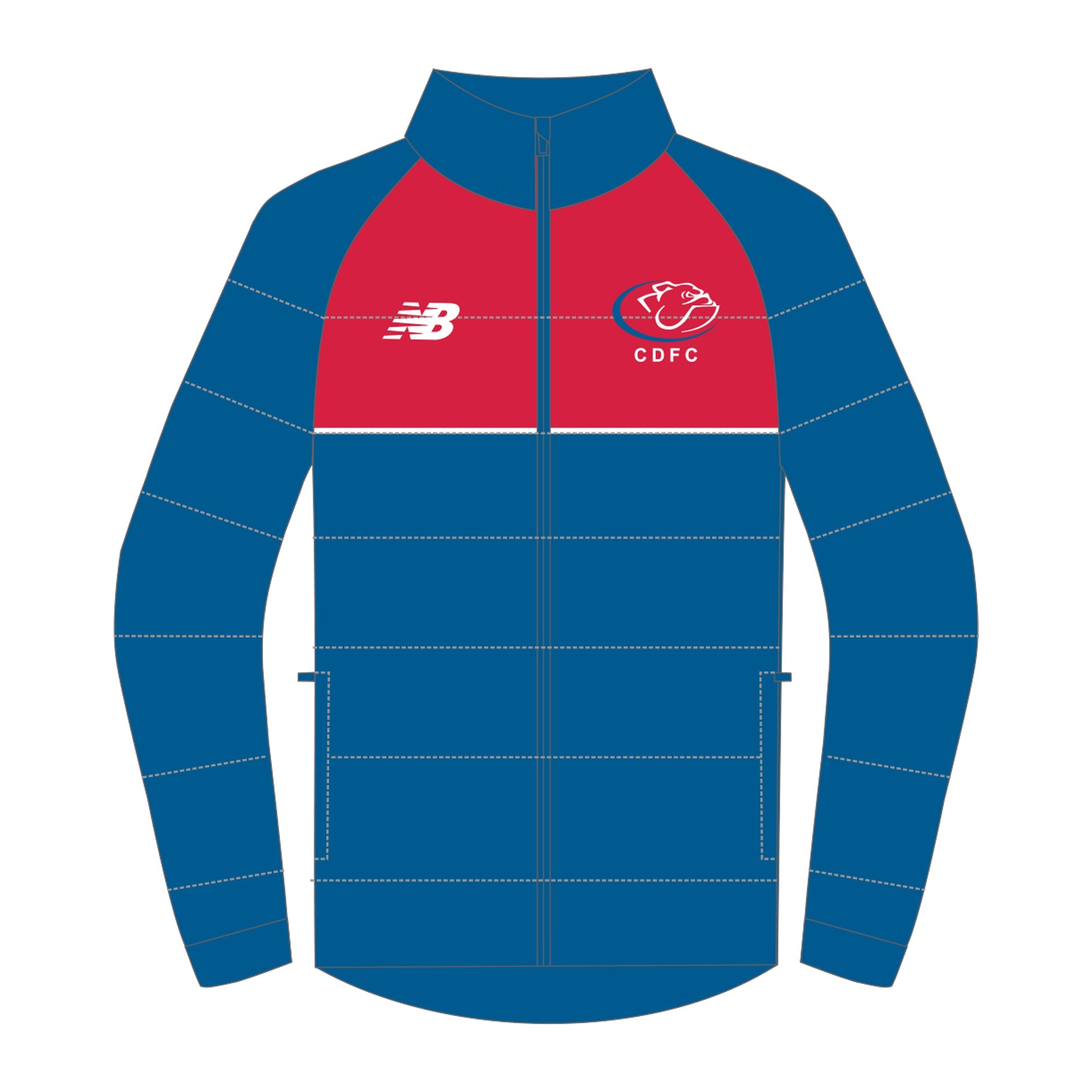 Belgravia Apparel | Sports AU-Central Districts FC | Unisex Elite Puffer Jacket-Central District Football Club