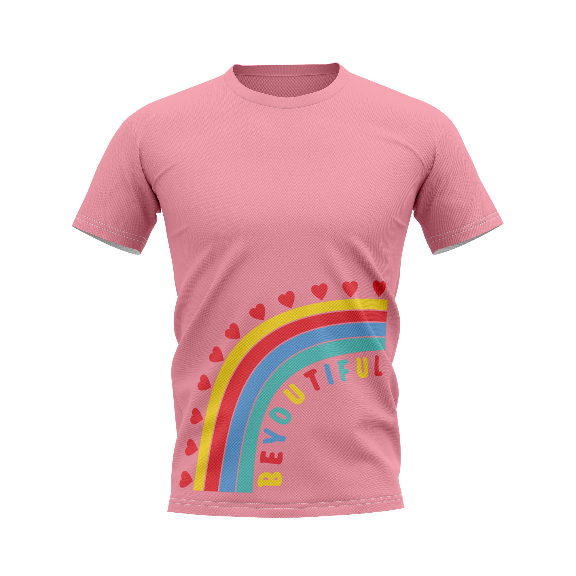 Belgravia Apparel | Sports AU-Body Torque | Rainbow Tee - Pink-Body Torque