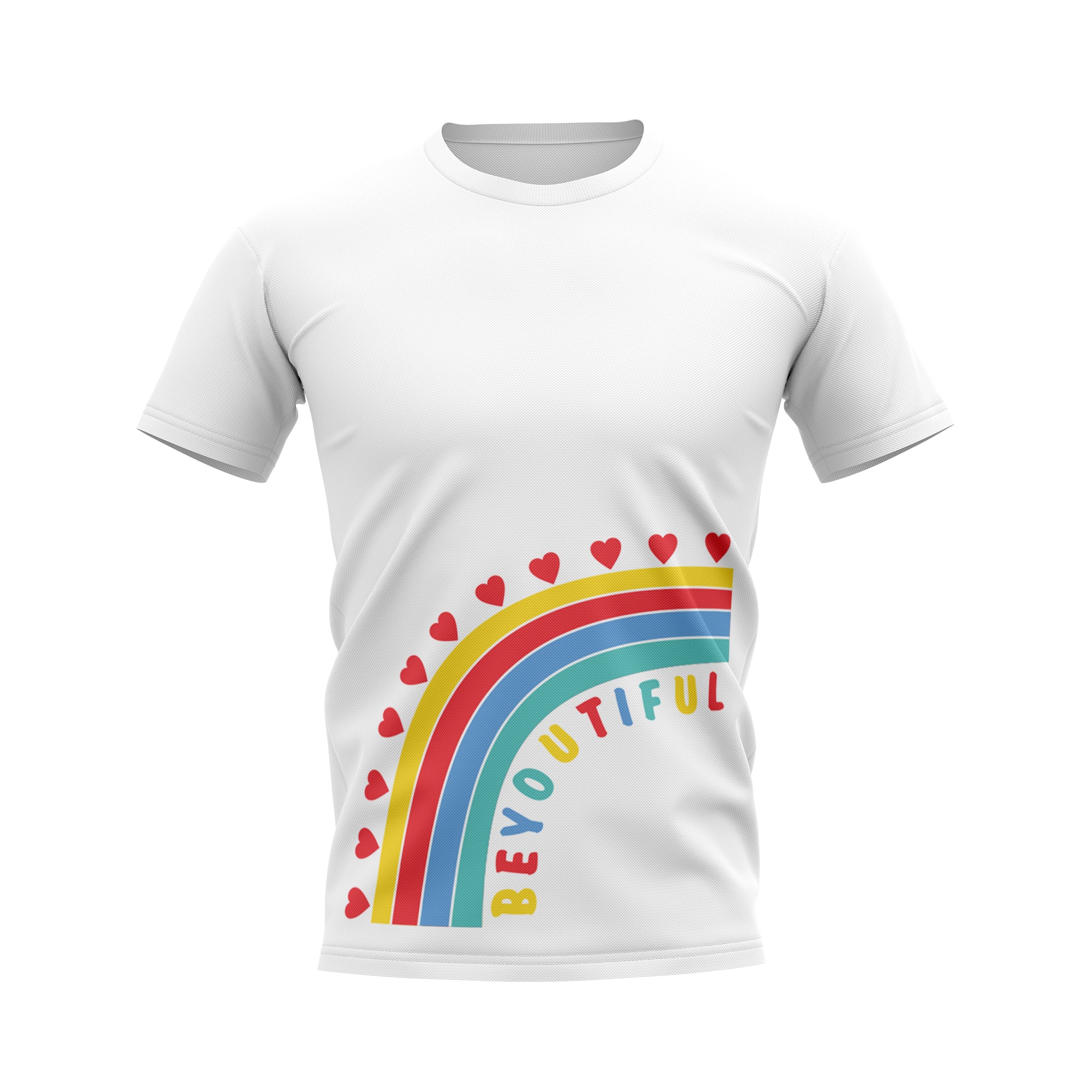 Belgravia Apparel | Sports AU-Body Torque | Rainbow Tee - White-Body Torque