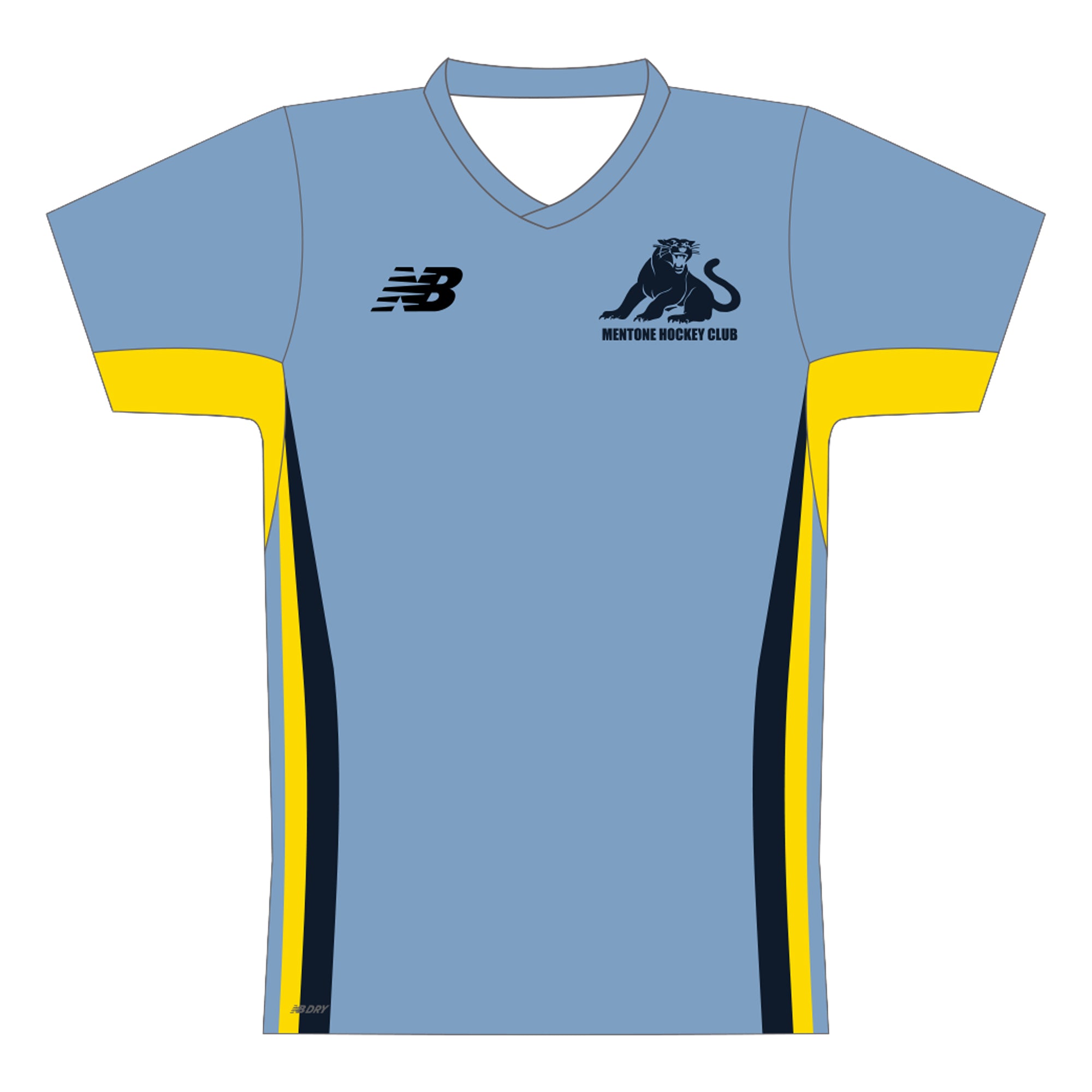 Belgravia Apparel | Sports AU-Mentone Hockey Club | PRE-ORDER | New Balance SS Goal Keeper Jersey - Away-Mentone Hockey Club