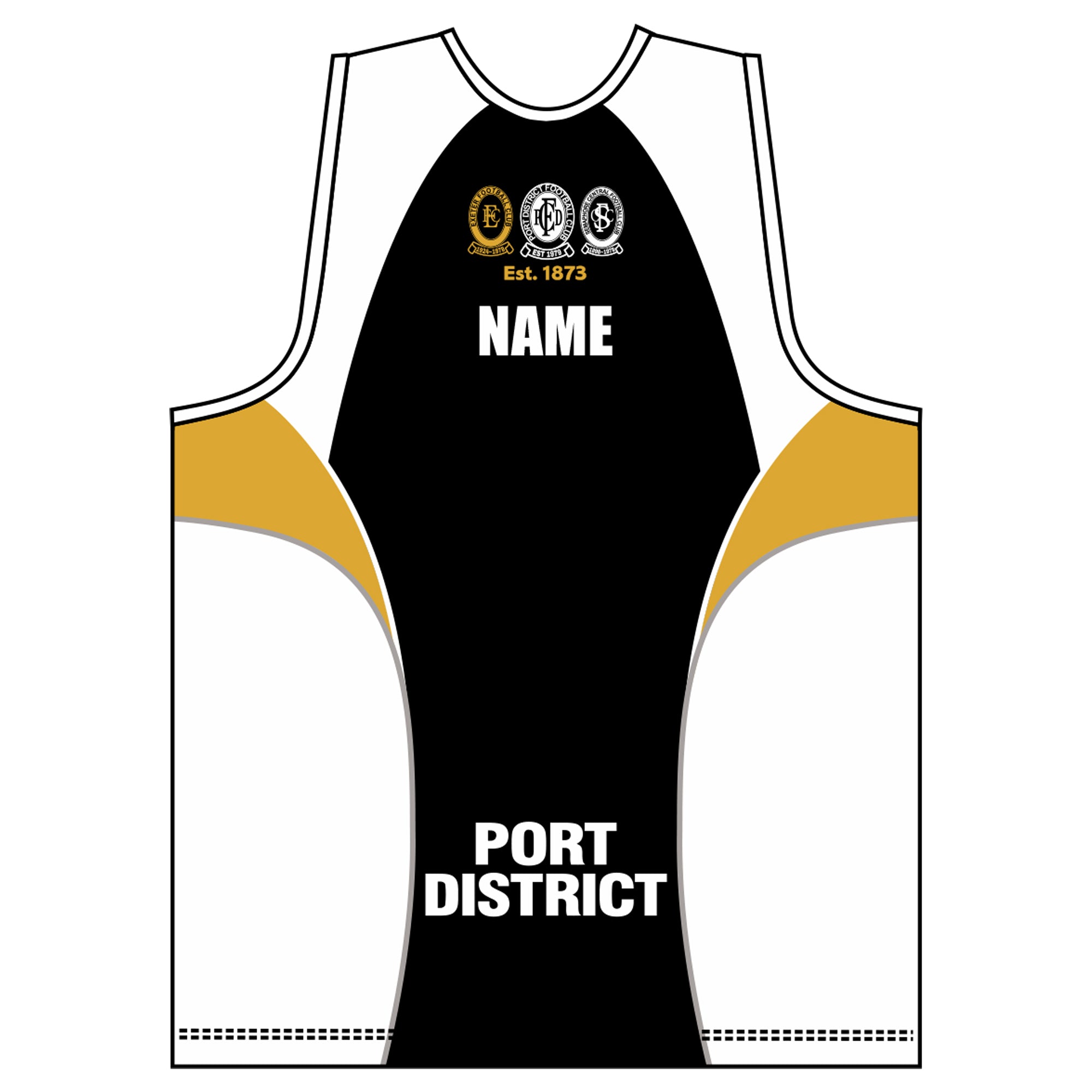 Pre Season Singlet-Port Districts Football Club