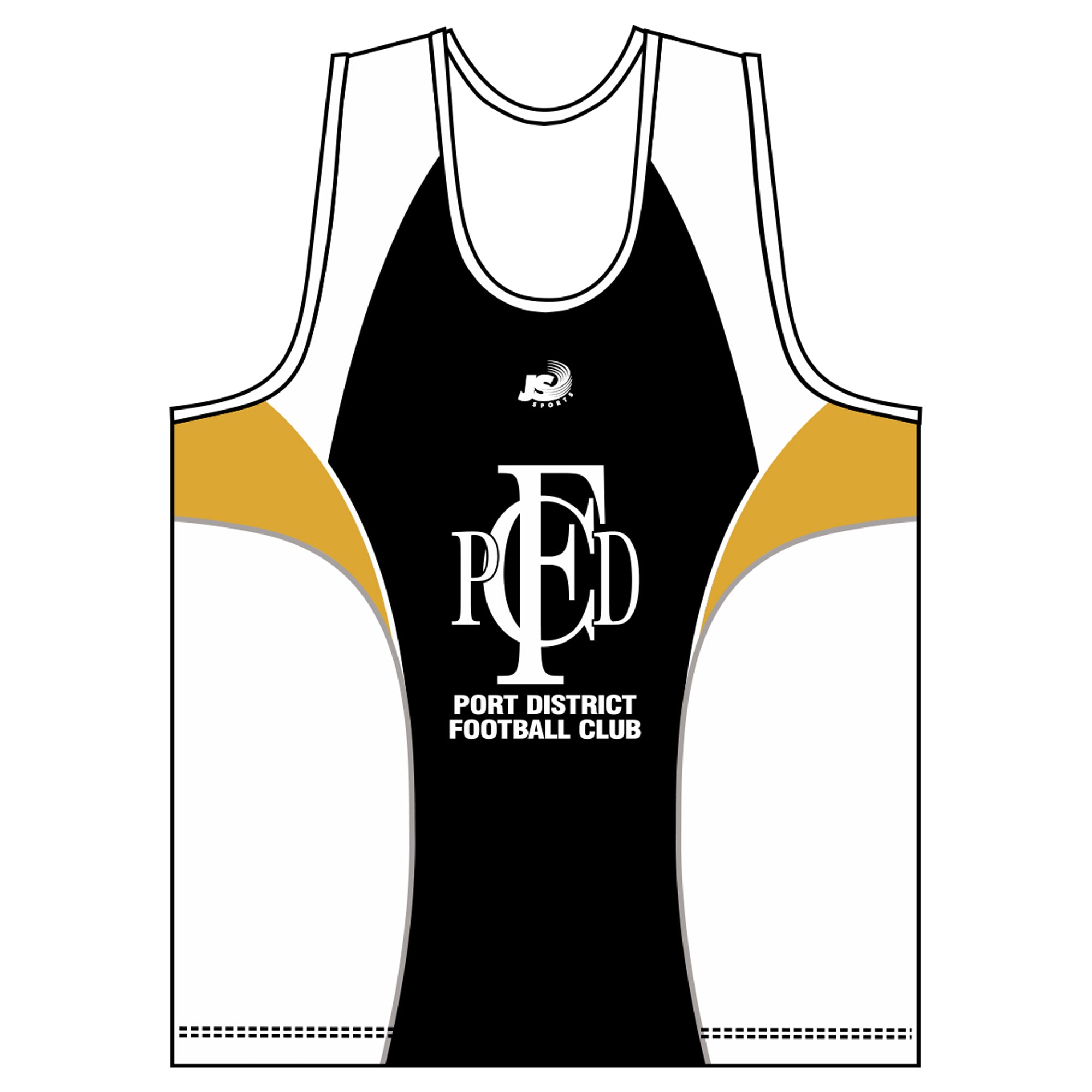 Pre Season Singlet-Port Districts Football Club