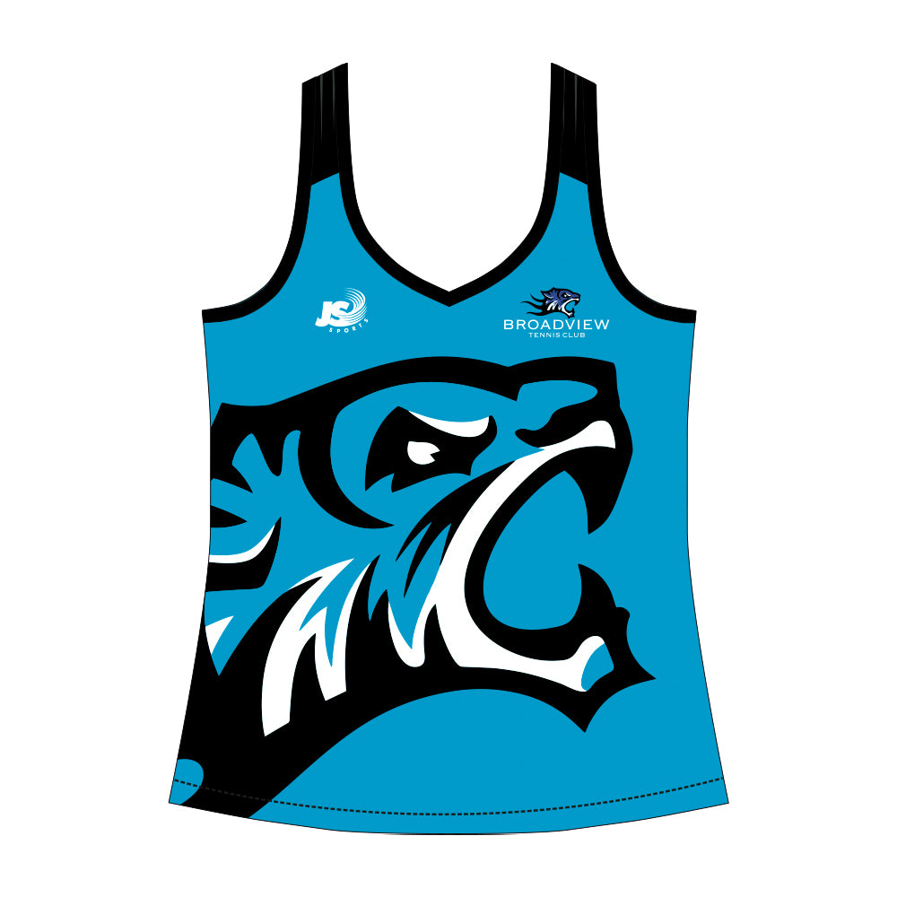 Belgravia Apparel | Sports AU-Broadview Tennis Club | PRE-ORDER | Ladies Singlet-Broadview Tennis Club