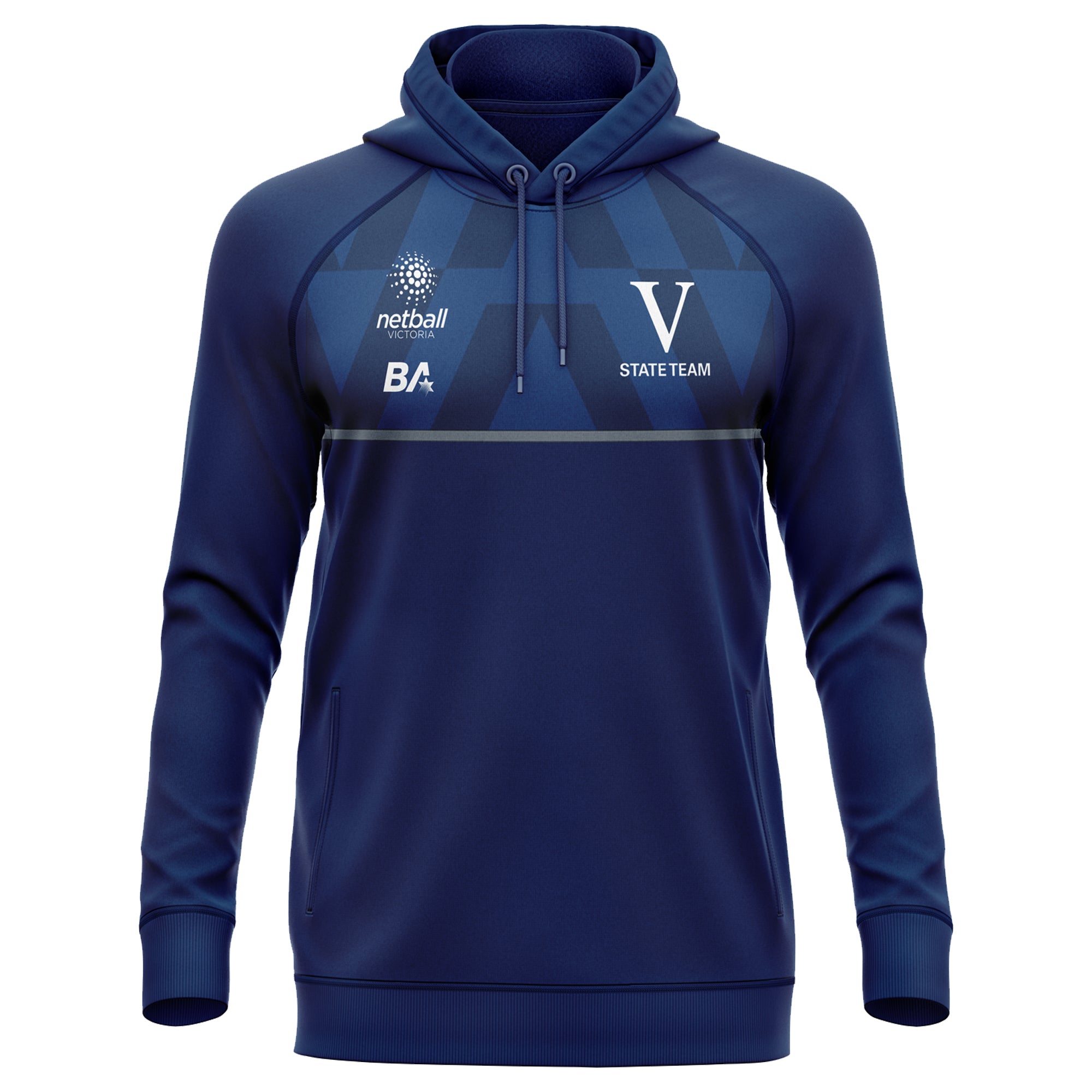 Belgravia Apparel | Sports AU-Netball Victoria | State Team - Unisex Training Hoodie-Netball Victoria - State Team