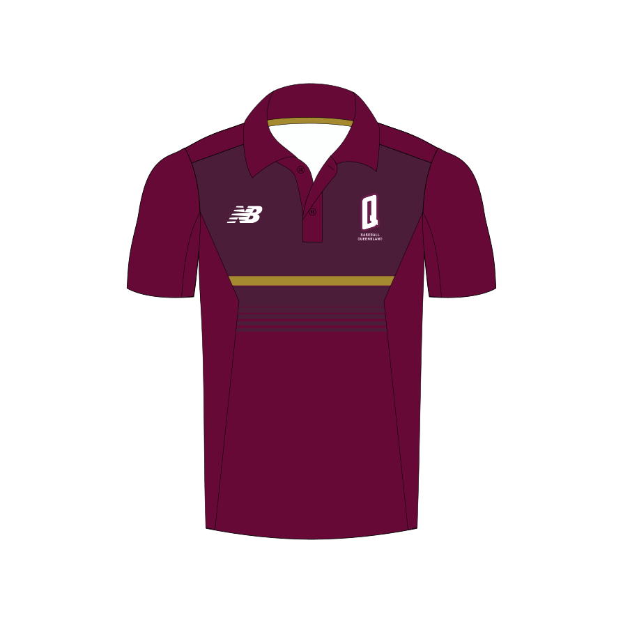 Belgravia Apparel | Sports AU-Baseball QLD | PRE-ORDER | Womens Supporter Polo-Baseball Queensland