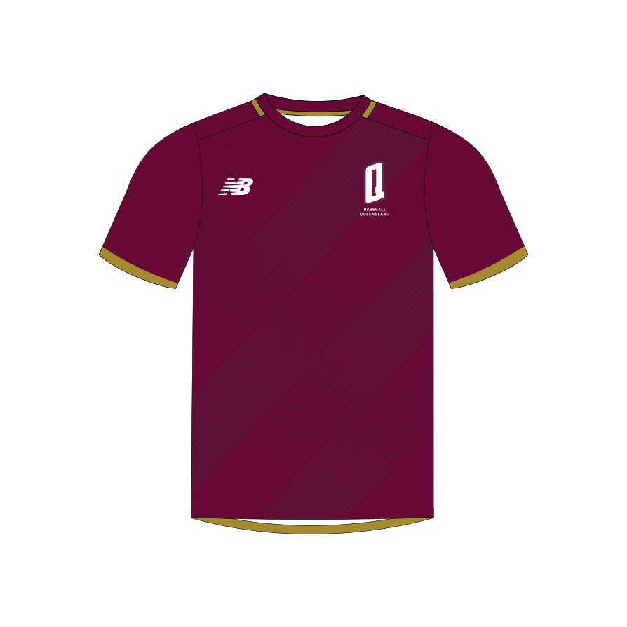 Belgravia Apparel | Sports AU-Baseball QLD | PRE-ORDER | Womens Supporter Sub Tee-Baseball Queensland