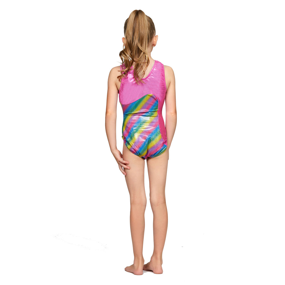 Belgravia Apparel | Sports AU-Body Torque | Swirl Leotard - Rainbow Foil-Body Torque