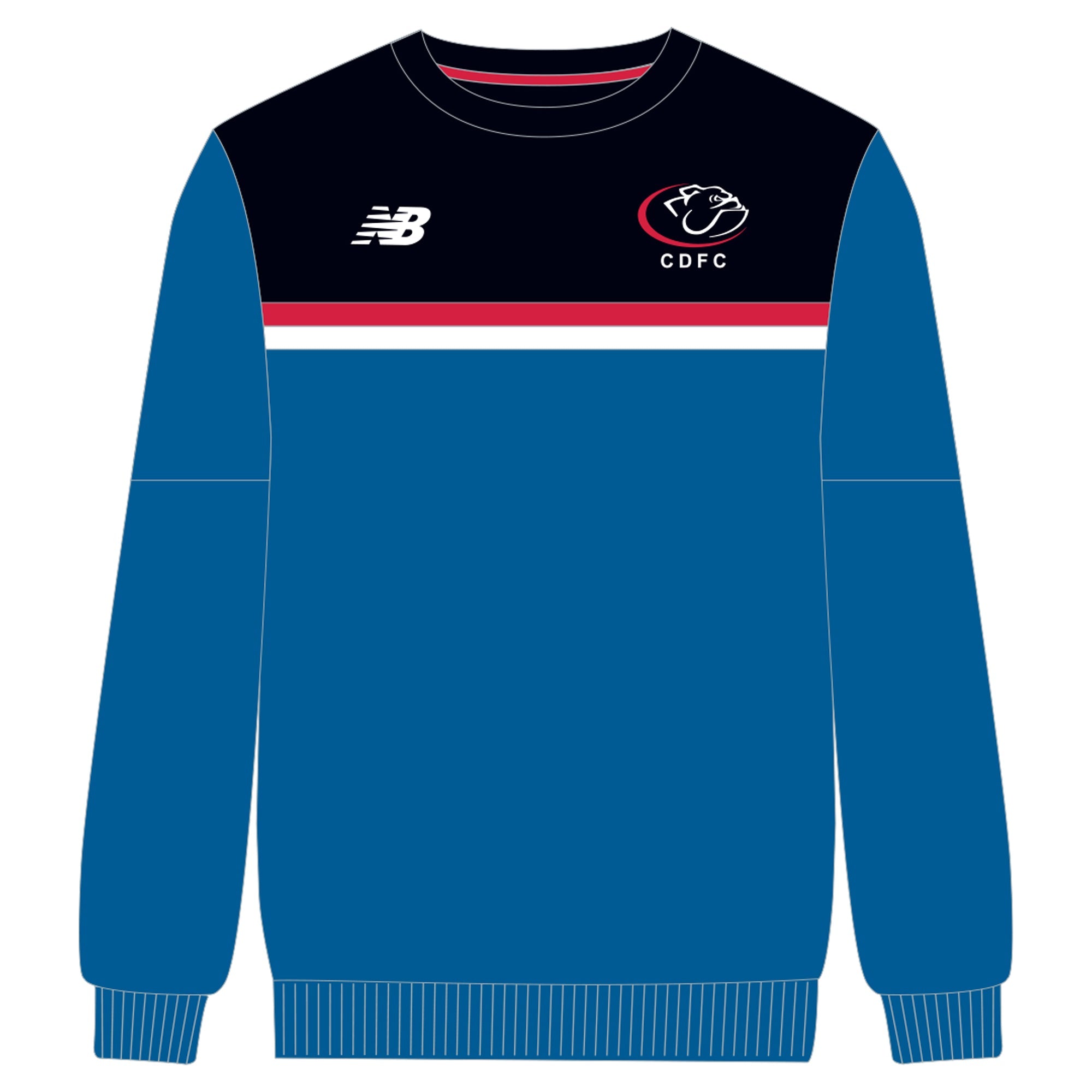 Belgravia Apparel | Sports AU-Central Districts FC | Unisex Tri Colour Crew-Central District Football Club