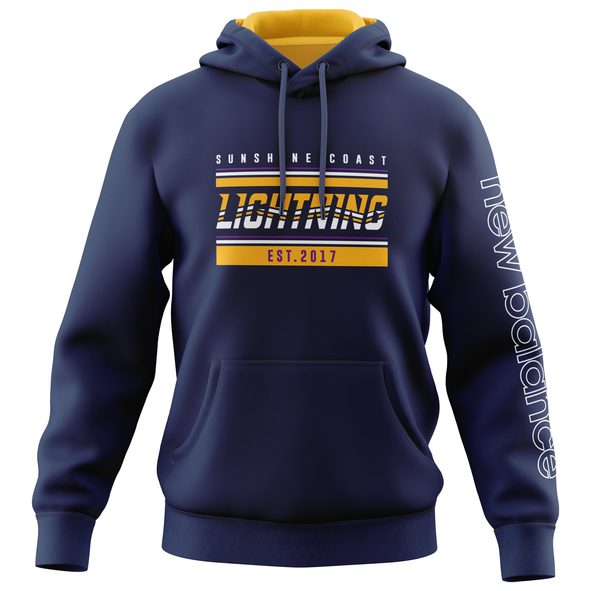 Belgravia Apparel | Sports AU-Sunshine Coast Lightning | New Balance Hoodie - Youth-Sunshine Coast Lightning Netball Club