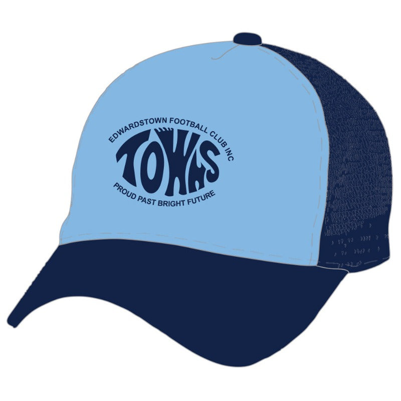 Belgravia Apparel | Sports AU-Edwardstown FC | Trucker Cap - Navy/Sky-Edwardstown Football Club