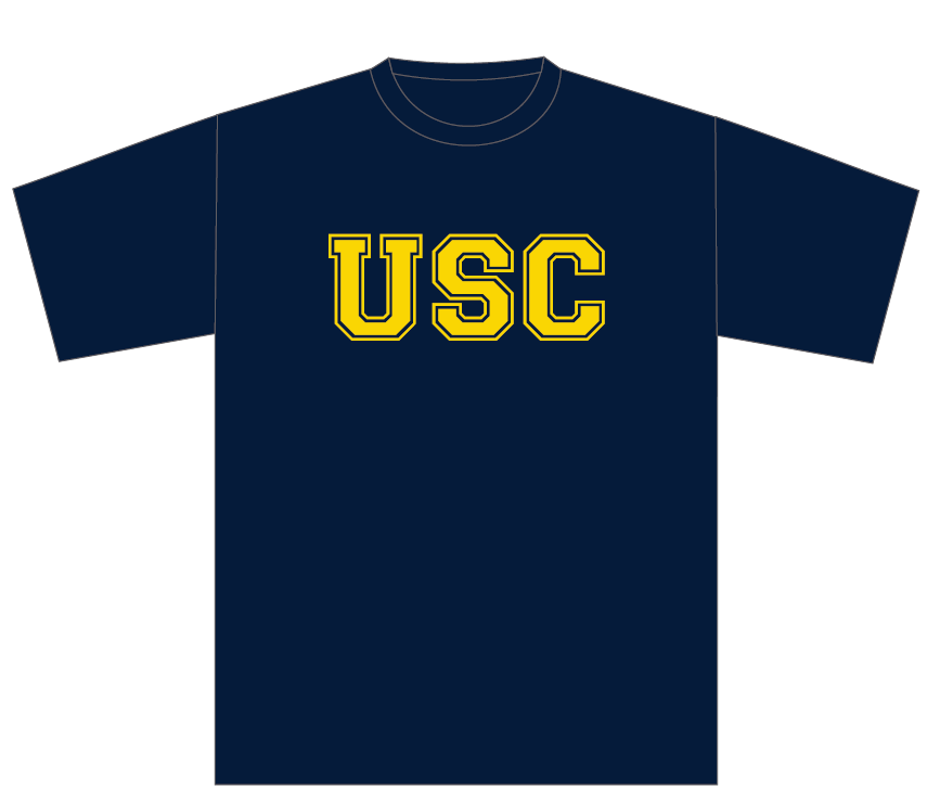 Cotton Tee - Navy-USC Lion Volleyball Club