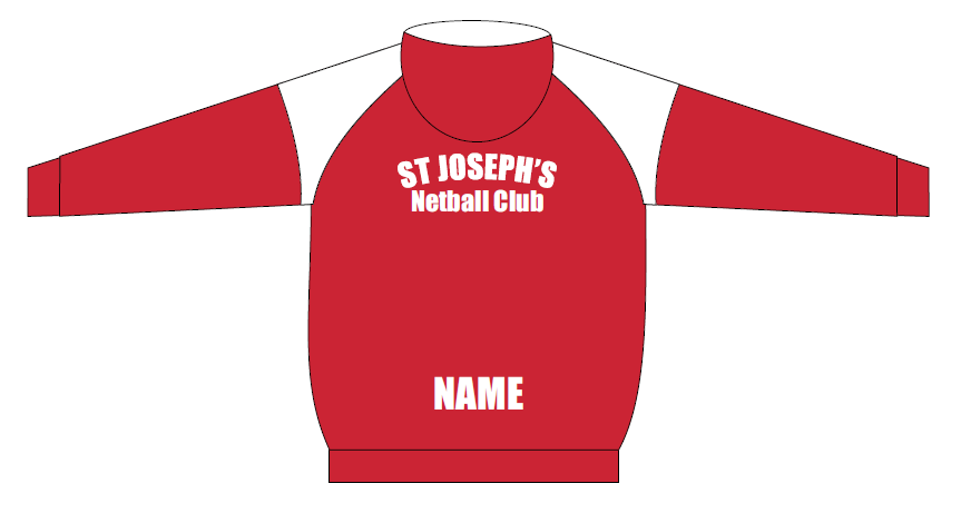 Full-Zip Hoodie-St Jospehs Netball Club