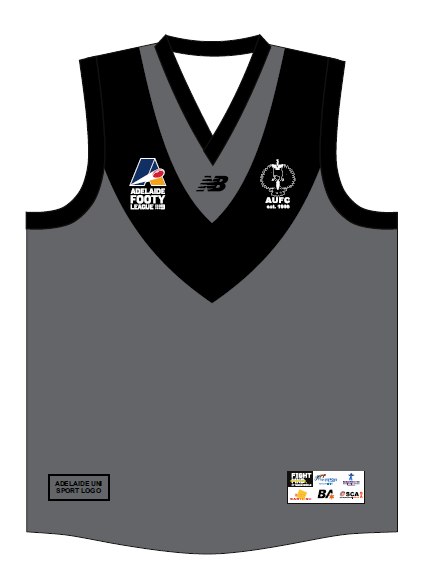 Belgravia Apparel | Sports AU-Adelaide University FC  | PRE-ORDER | Sleeveless Unisex Reversible Guernsey-Adelaide University Football Club