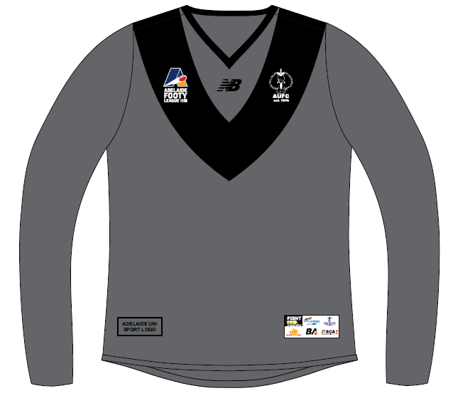 Belgravia Apparel | Sports AU-Adelaide University FC  | PRE-ORDER | Long Sleeve Unisex Reversable Guernsey-Adelaide University Football Club