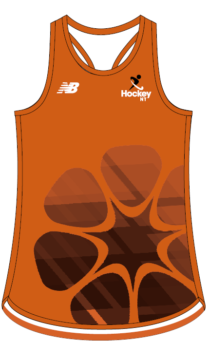 New Balance Ladies Playing Singlet Away-Hockey Northern Territory